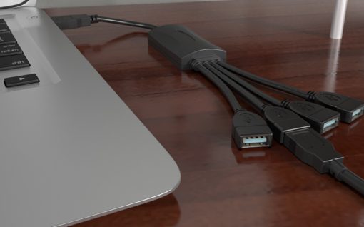 Hub 4 Puertos USB 2.0 XTC-320 - Imagen 2