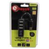 Adaptador OTG Tipo C a 4 Puertos USB 3.1 - Imagen 2