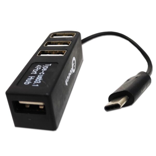 Adaptador OTG Tipo C a 4 Puertos USB 3.1