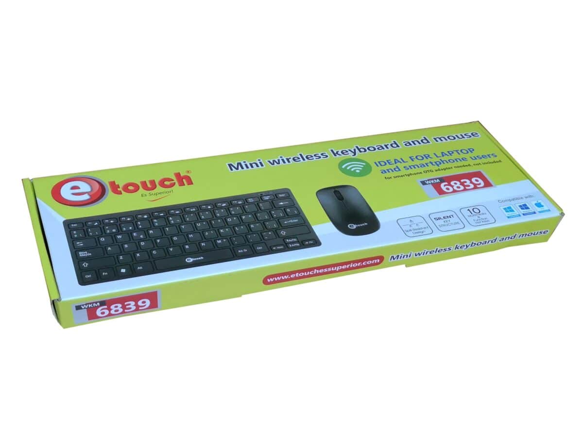 Combo Teclado + Mouse Mini Inalámbrico 6839 - Imagen 2