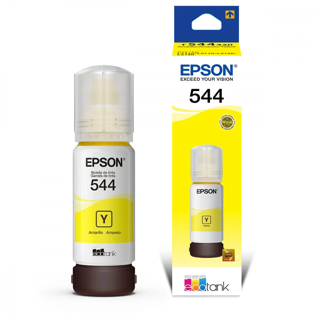 EPSON T544 AMRILLOS Tinta Epson T544 original 65 ml Amarillo - Imagen 1