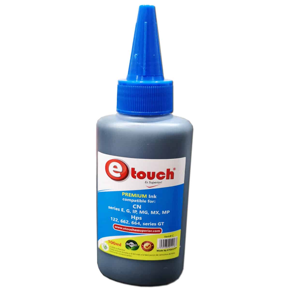 Tinta Universal Canon & Hp 100 ml Cyan - Imagen 1