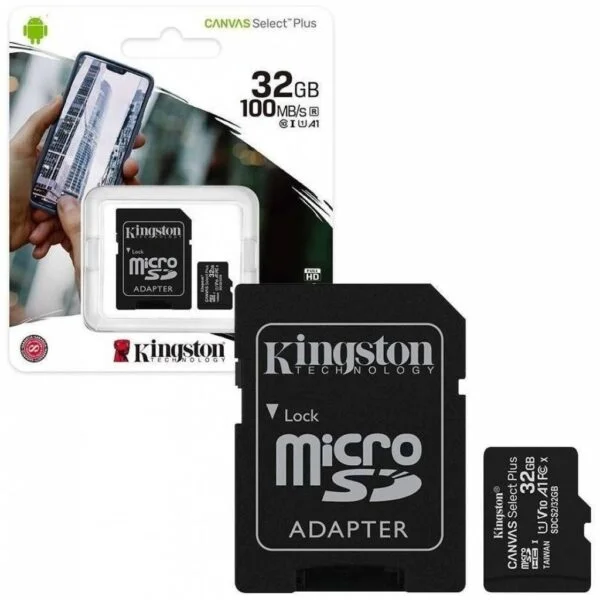 Memoria Kingston Micro SD 32GB Clase10