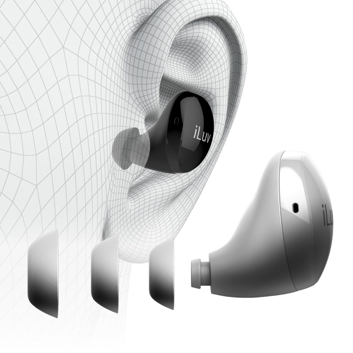 Audífonos Bubble Gum True Wireless inalámbrico iluv Negro - Imagen 6