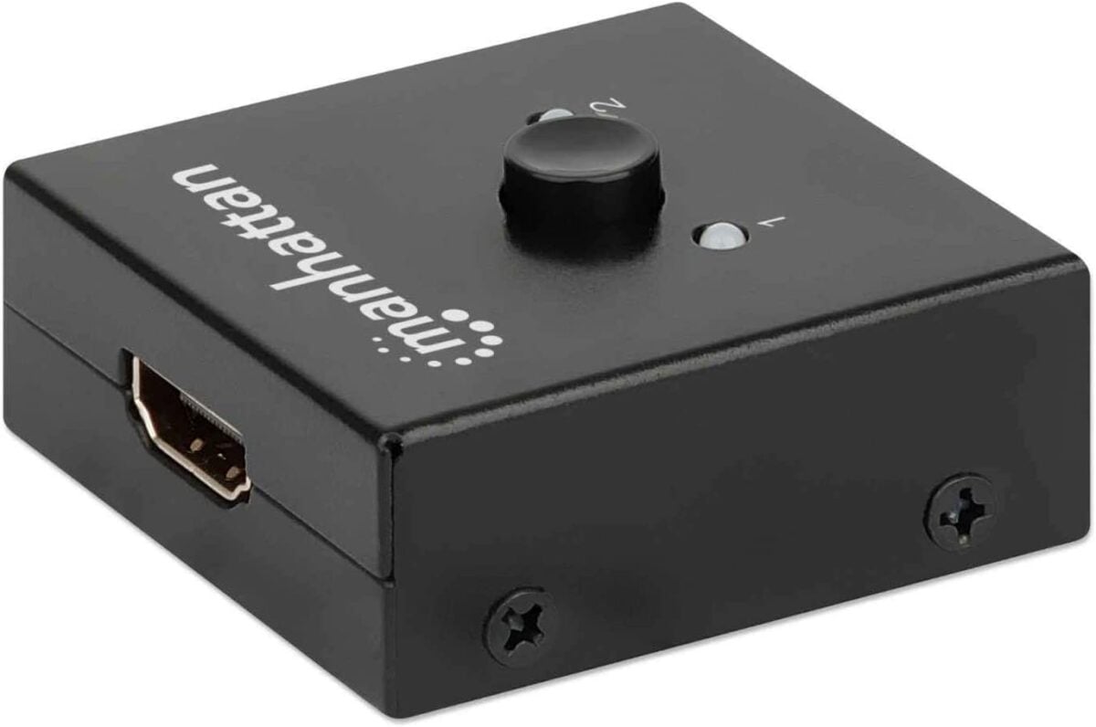 Manhattan 207850 Switch HDMI 2puerto Bidireccional Alimentado HDMI - Imagen 2