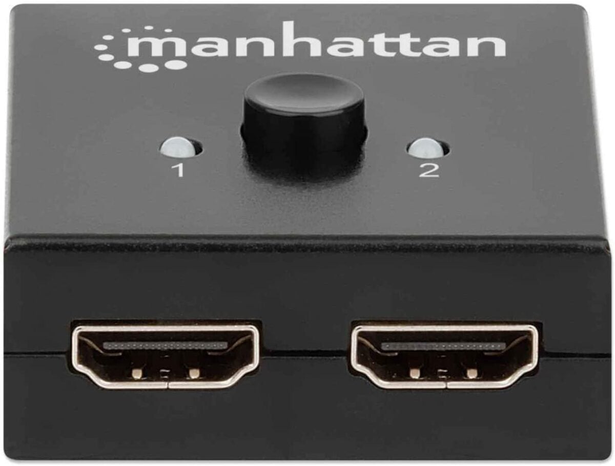 Manhattan 207850 Switch HDMI 2puerto Bidireccional Alimentado HDMI - Imagen 3