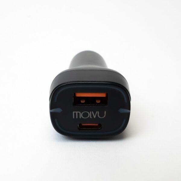 Alternative view of Cargador Boost2 Para Carro Dual USB y USB-C