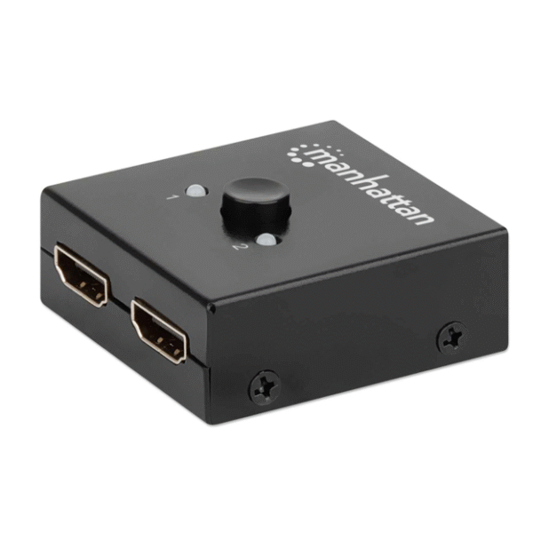 Manhattan 207850 Switch HDMI 2puerto Bidireccional Alimentado HDMI