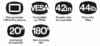 Bracket XTA-400 Con Inclinación y Giro para TV 23" - 42" - Imagen 6