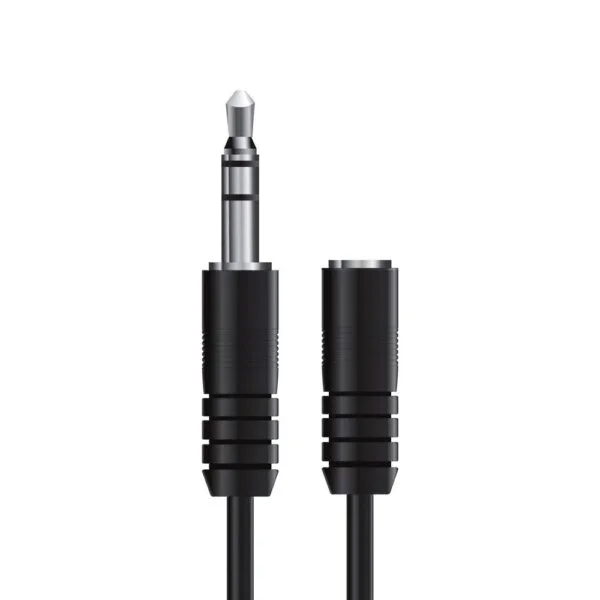 Adaptador 3.5mm Argom Macho a Hembra 1.5M