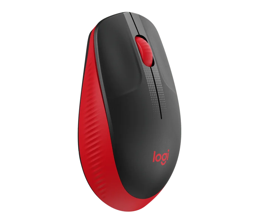 Mouse Inalámbrico Logitech M190 Rojo - Imagen 2
