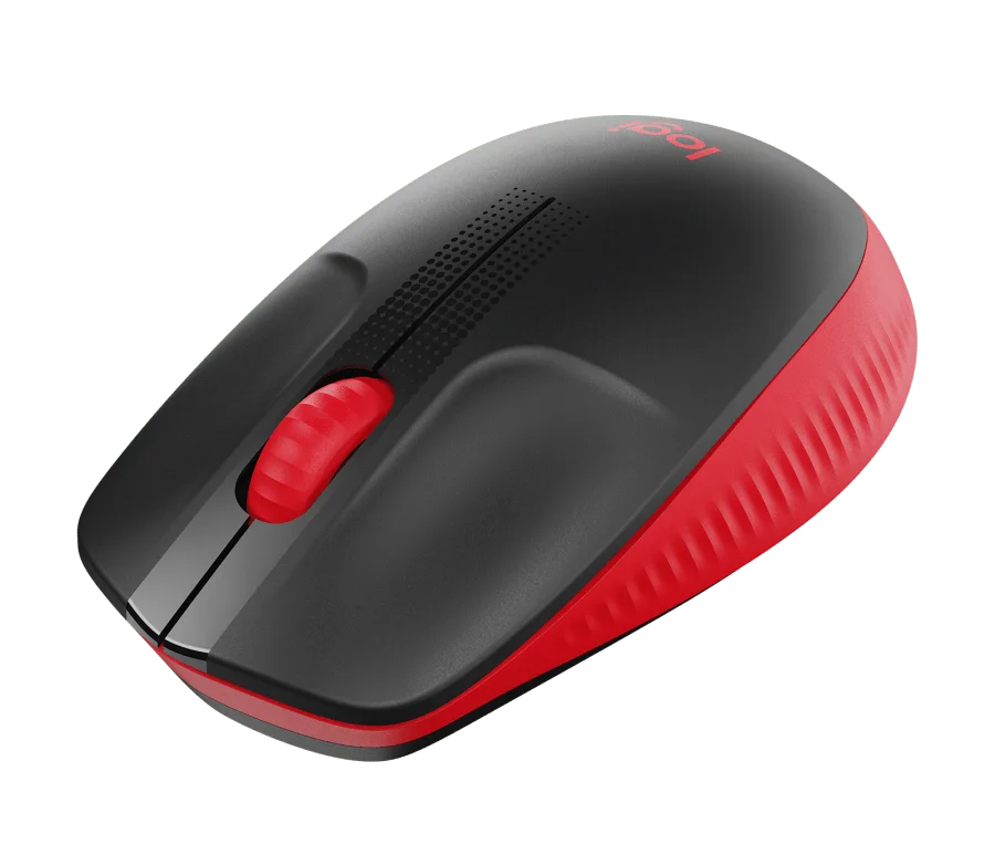 Mouse Inalámbrico Logitech M190 Rojo - Imagen 3