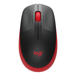 Mouse Inalámbrico Logitech M190 Rojo