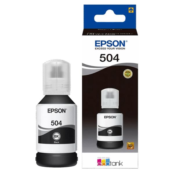 Tinta Epson T504 original 127ml Negro