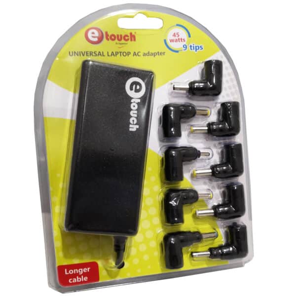 Cargador Para Laptop Universal 45WTS. Auto Regulable ®