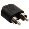 Adaptador Jack 3,5 mm estéreo a 2 Plugs R 251-032 - Imagen 2