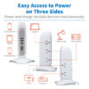 Protector contra sobretensiones Torre de 5 Tomacorrientes x3 Puertos USB - Imagen 9