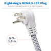 Protector contra sobretensiones Torre de 5 Tomacorrientes x3 Puertos USB - Imagen 10