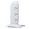 Protector contra sobretensiones Torre de 5 Tomacorrientes x3 Puertos USB - Imagen 4