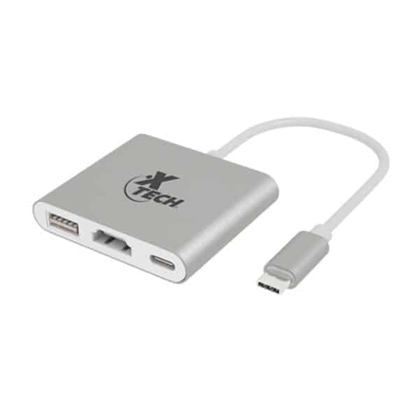 Adaptador multipuerto USB Tipo C 3-en-1 XTC-565
