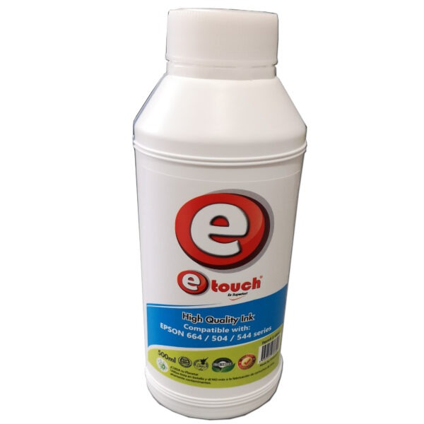 TINTA 500ML EPSON 664/544 CYAN ETOUCH®
