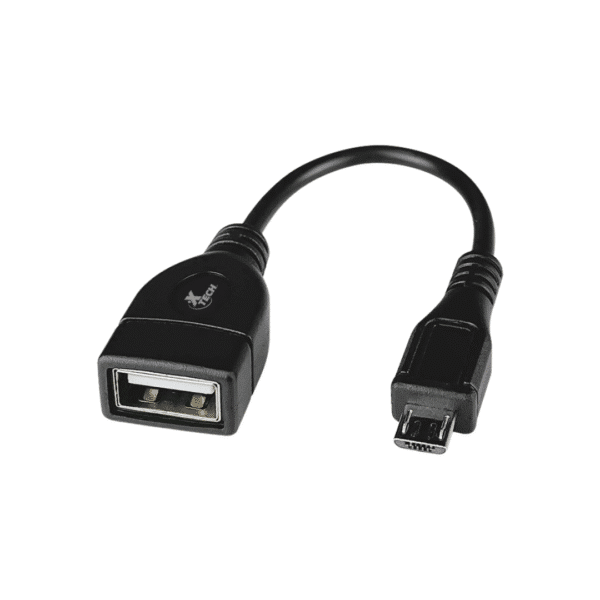 Adaptador anfitrión micro-USB macho a USB-A hembra