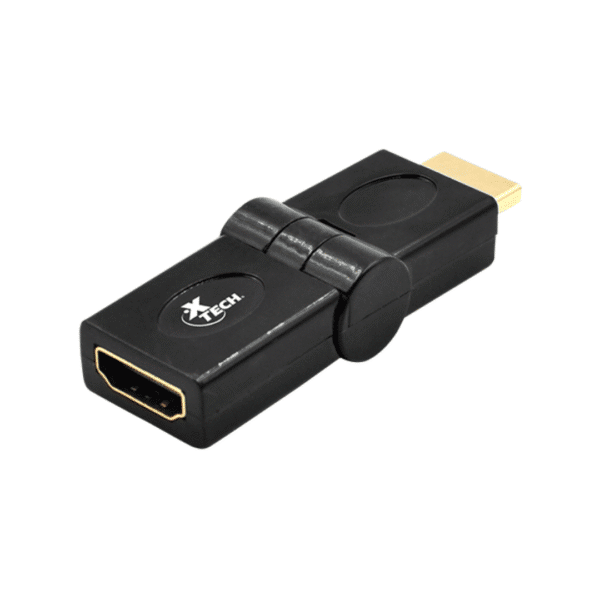 Adaptador con conector HDMI® macho a HDMI® hembra con ángulo ajustable