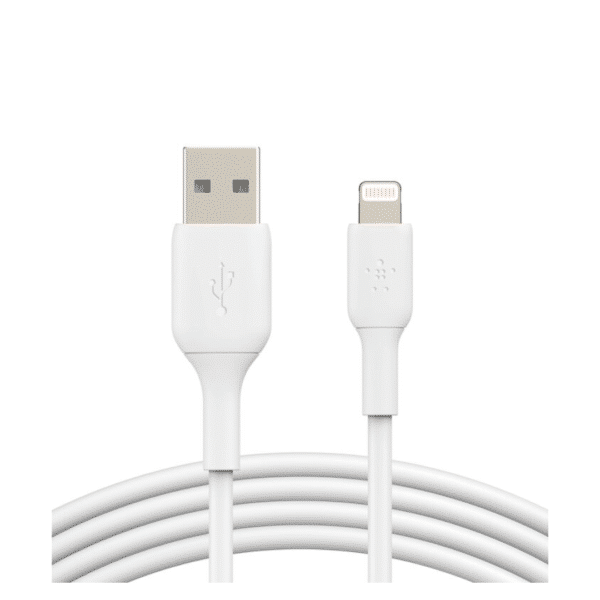 Cable Lightning a USB-A BOOSTCHARGE™ (2m, blanco)
