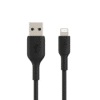 Cable Lightning a USB-A BOOSTCHARGE™ (2m, Negro)