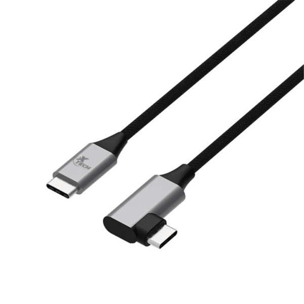 Cable USB-C® 2.0 macho a macho con conector en forma de L