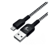 Cable trenzado USB 2.0 macho A a micro-USB macho B