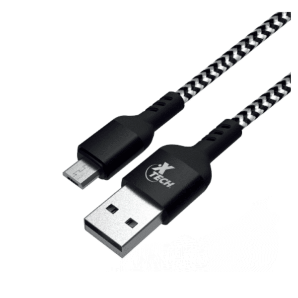 Cable trenzado USB 2.0 macho A a micro-USB macho B