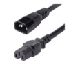 Cable de 1m (3 pies) de Extensión de Servicio Pesado IEC C14 a IEC C15