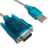 Cable convertidor de USB a serial DEB9 estándar de 9 clavijas