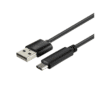 Cable con conector USB Tipo-C® macho a USB 2.0 A macho