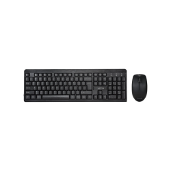Combo Teclado y Mouse Inalámbrico Unno Tekno Klass USB Español 6741BK