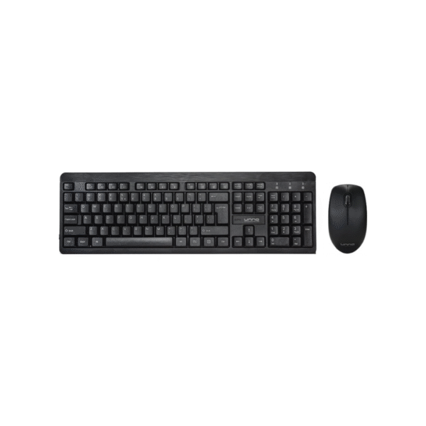 Combo Teclado y Mouse Inalámbrico Unno Tekno Klass USB Español 6741BK