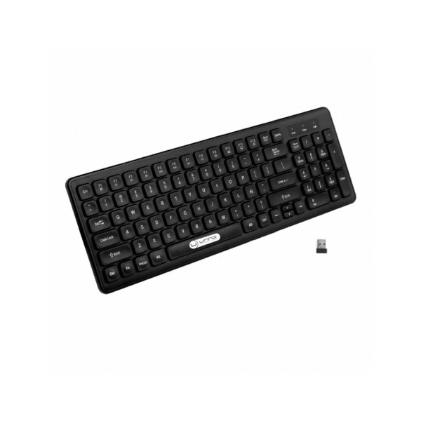 Teclado Inalámbrico Unno Tekno Klass Español 6751BK