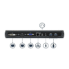 Docking Station USB 3.0 de 2 Monitores - HDMI/DVI/VGA - Imagen 4