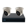 COMBO 2 CÁMARAS METÁLICAS 1080P 20m IR ZKTeco 500GB