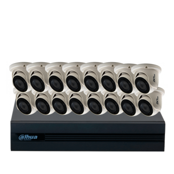 COMBO 16 CÁMARAS METÁLICAS 1080P 20m IR ZKTeco 1TB