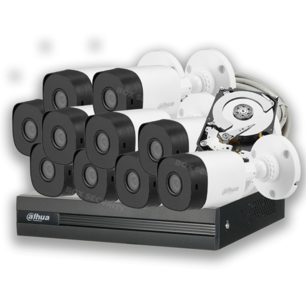 COMBO 10 CÁMARAS 1080P 20M IR 1TB