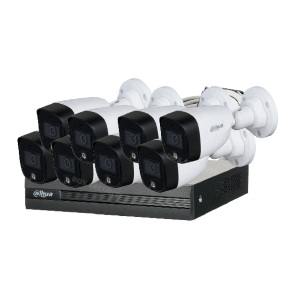 COMBO 8 CÁMARAS 1080P 20M IR FULL COLOR 1TB