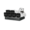 COMBO 6 CÁMARAS 1080P 80M IR CON AUDIO 1TB