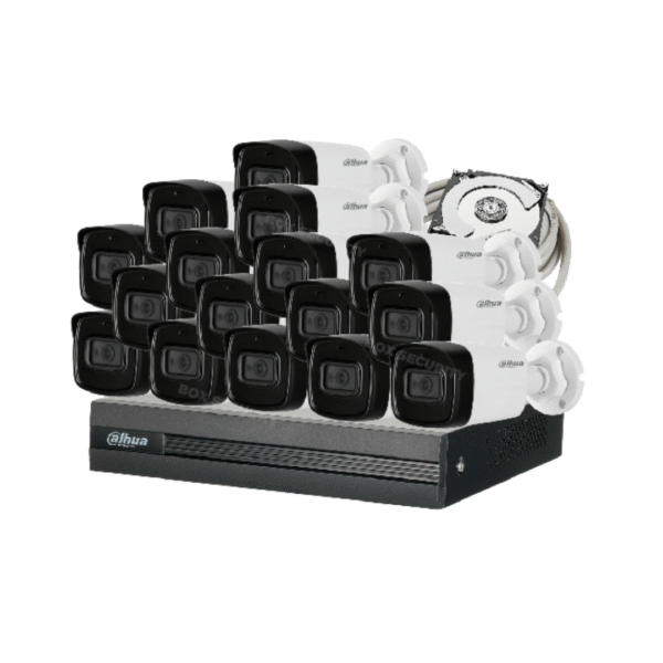 COMBO 16 CÁMARAS 1080P 80M IR CON AUDIO 1TB