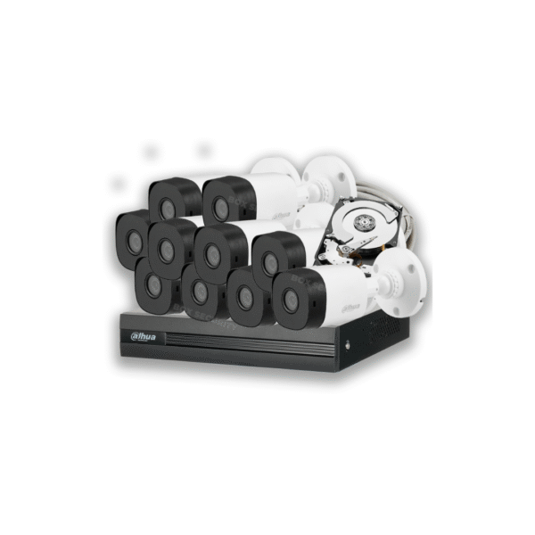 COMBO 10 CÁMARAS 4MP 20M IR 1TB