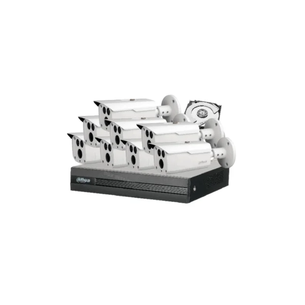 COMBO 8 CÁMARAS 1080P 80M IR METÁLICAS 1TB