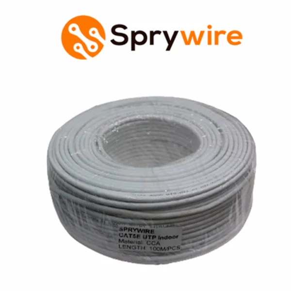 Rollo de Cable CAT5E UTP para interiores de 100M