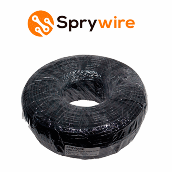 Rollo de Cable CAT5E UTP para exteriores de 100M