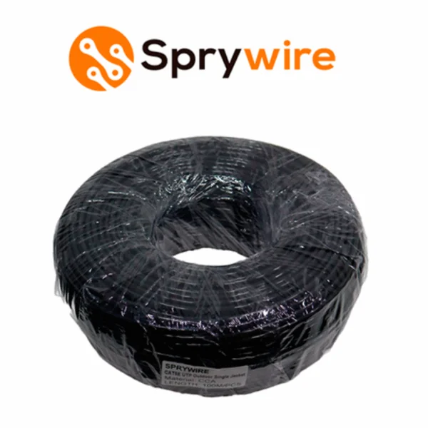Rollo de Cable CAT5E UTP para exteriores de 100M
